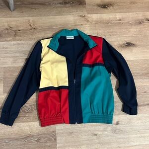 Alfred Dunner Vintage Colorblock Jacket
